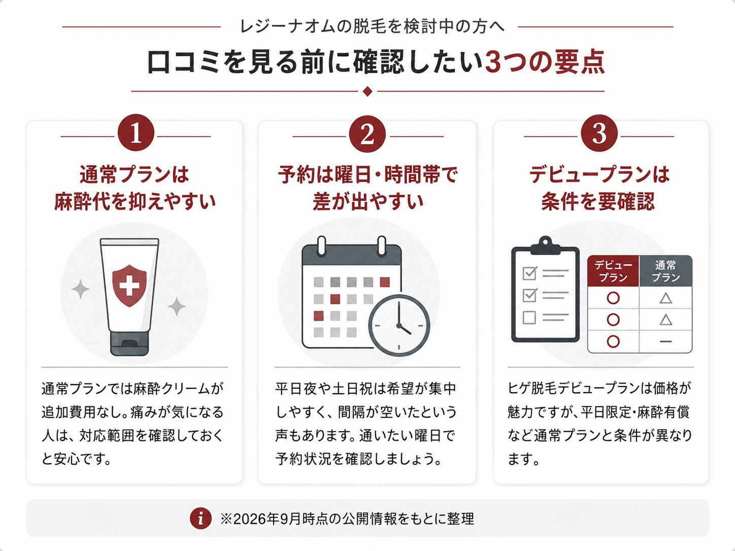【結論】レジーナオムの口コミ・評判｜先に押さえたい3つのポイント